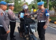 Ops Zebra Menumbing 2024, Pemeriksaan Kelengkapan Surat dan Kelengkapan Kendaraan terhadap Personil Polres Bangka Barat