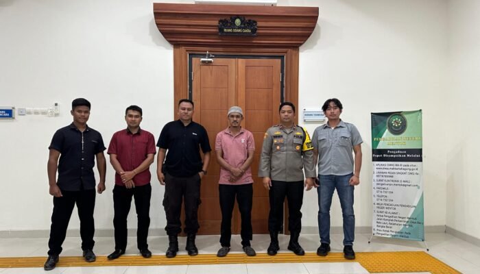 Kapolsek Tempilang Hadiri Persidangan Pencurian Buah Kelapa Sawit Milik Pt Sawindo Kencana