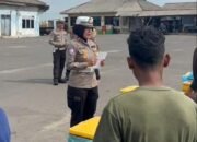 Ops Zebra Menumbing 2024, Sat Lantas Polres Bangka Barat Bagikan Brosur Himbauan Dir Lantas Polda Kep. Babel