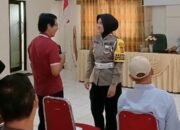 Sat Lantas Polres Bangka Barat Melaksanakan Giat Sosialisasi Tertib Berlalu Lintas